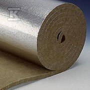 Rock wool mat covered on one side with - 8508088