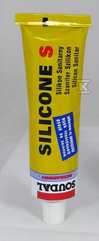 Silikon sanitarny 60gr biały blister - 120033