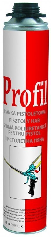 Profilpisztolyhab 750 ml, alacsony - 130457