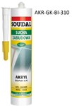 Uszczelniacz plastyfikaror akryl do płyt gk 280ml biały
