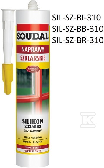 Silikon szklarski 280ml-brązowy - 137668