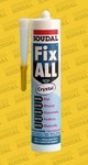 Безбарвний гібридний клей-герметик Fix all crystal 290мл