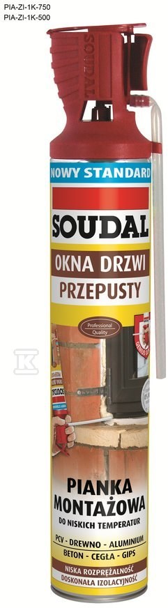 Pianka montażowa 500ml B3 z aplikatorem - 107295