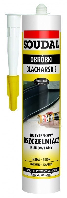 Uszczelniacz budowlany butylenowy 280ml - 137771