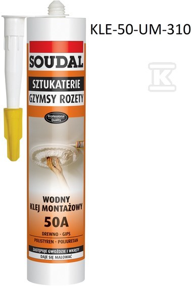 Klej montażowy wodny 50 A 280ml - 137831