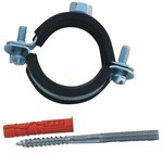 Metal clamp with an EPDM damping insert - set 3/4" 26-30 OPAL