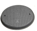 AO 600 H50 round cast iron manhole, painted, KL.A15 (1.5T)