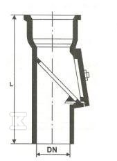 Esőfogó U-AK tömítéssel, DN100, - MREINIG100