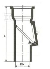 Esőfogó U-AK tömítéssel, DN150, - MREINIG150