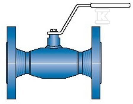 Zawór kulowy DN25 PN40 kołnierzowy - 103025X