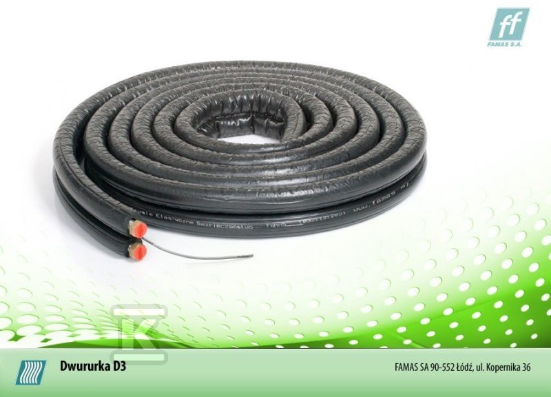 50m double pipe hose, in casing, hts, g - 602V13-016-5000-D3