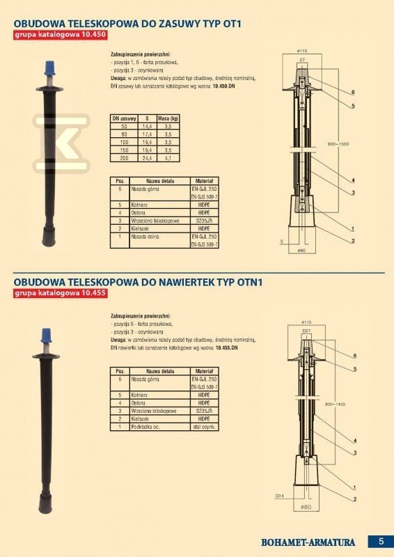 Teleskopsko kućište za burgije NP-1, - 71.455.1825