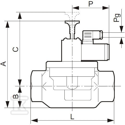 ZB-32 szelep szelep, menet 1 1/4", - ZB-32