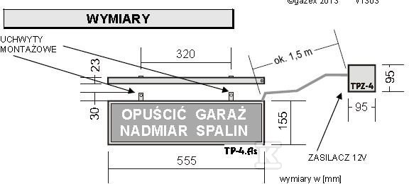 Panou de avertizare inscripționare - TP-4.S/H3