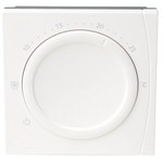 Termostat de cameră BasicPlus2 WT-T, versiune disc, tensiune de alimentare 230V, interval de temperatură 5-30°C