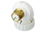 Angle adapter for radiators with Danfoss integrated valves