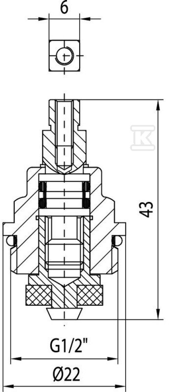 Head for ACTIV 1/2 PS and KS radiator - 4482170