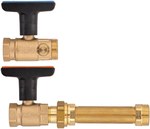 Комплект підключення 4 з кульовим краном Globo, включаючи прокладку для теплолічильника у зворотній лінії