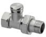 Shut-off radiator valve Raditec DN10 straight