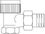 Zawór termostatyczny RFV6, DN10, kątowy