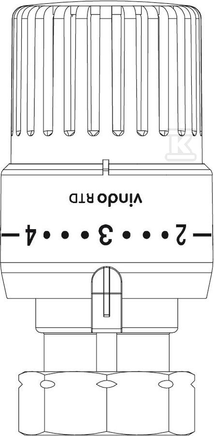 Głowica termostatyczna VINDO RTD, na - 1613066