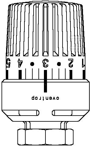 Termostat Uni LH, 7-28 C, 0* 1-5, z - 1011467