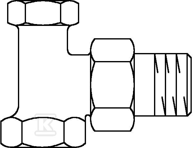 Combi 2, zawór powrotny, DN10 - 3/8, - 1091061