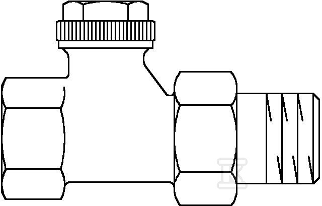 Combi 3, zawór powrotny, PN 10, DN15 - - 1090462