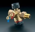 Cocon QTZ, регулюючий клапан, з вимірювальними клапанами, DN15 1/2 GW, 30-210 л / год