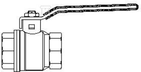 OPTIBAL DN15 ball valve - 1076004