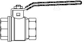 Zawór kulowy OPTIBAL DN25 - 1076008