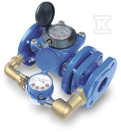 Compound water meter, with side water - 60-8282001-440