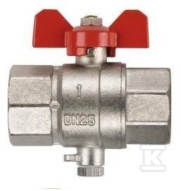 Supapă cu bilă v - 15 g 1/2" cu intrare - TZK15