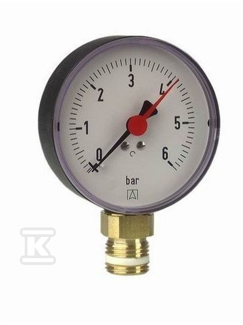 Heating manometer RF 80 RAD, fi 80 mm, - 63562