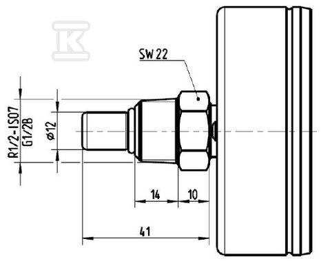 Модель термоманометра WP: 100.12 - 7347034