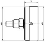 Модель термоманометра WP: 100.12