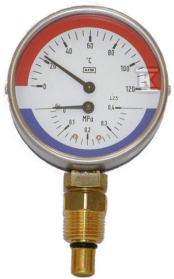 Термоманометр модель WP: 100.10 - 7347174