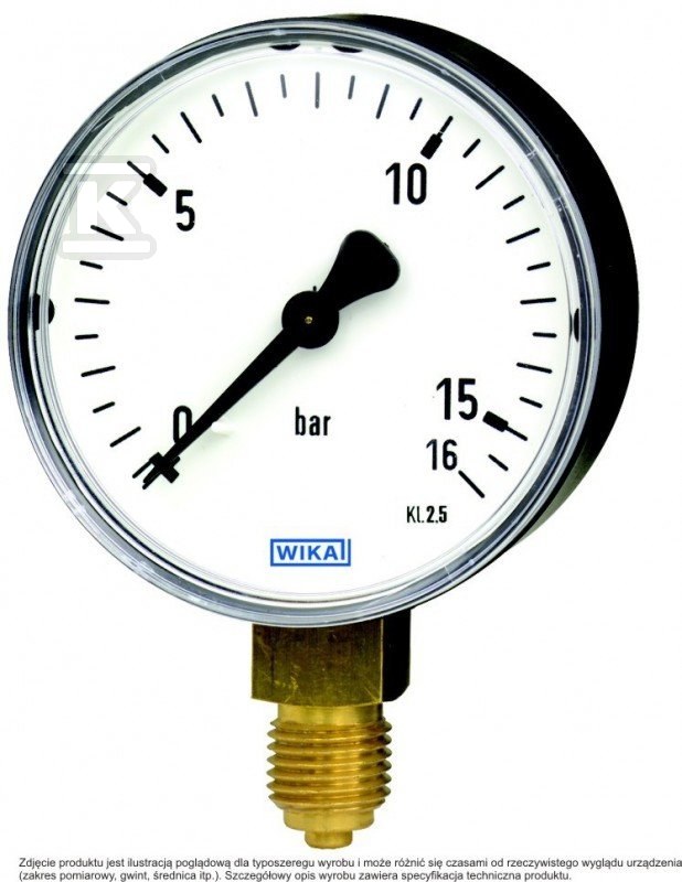 Manometer 111.10.063 M12x1.5 0-4 bar - 7390649