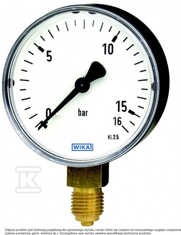 Manometer 111.10.063 M12x1.5 0-6 bar - 7390657