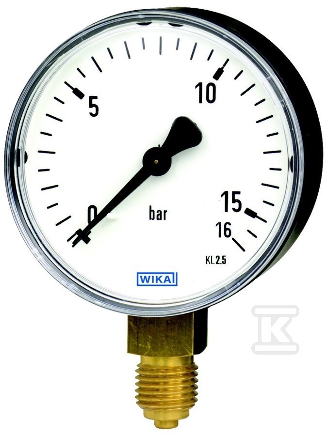 Pressure gauge 111.10.100G1/2 -1-0 bar - 7399484