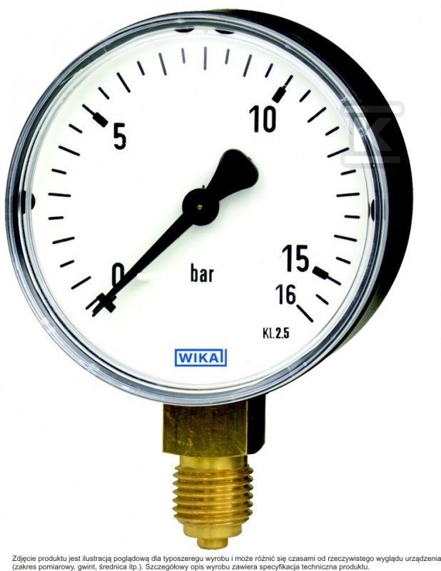 Manometer 111.10.100 M20x1.5 0-10 bar - 7482578