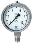 MANOMETER with bourdon tube, stainless steel version, TYP:232.50NS63,G1/4"B,0-10BAR