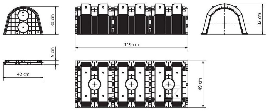 Zárófedél az ST-130L beszivárgó - DEK-ST