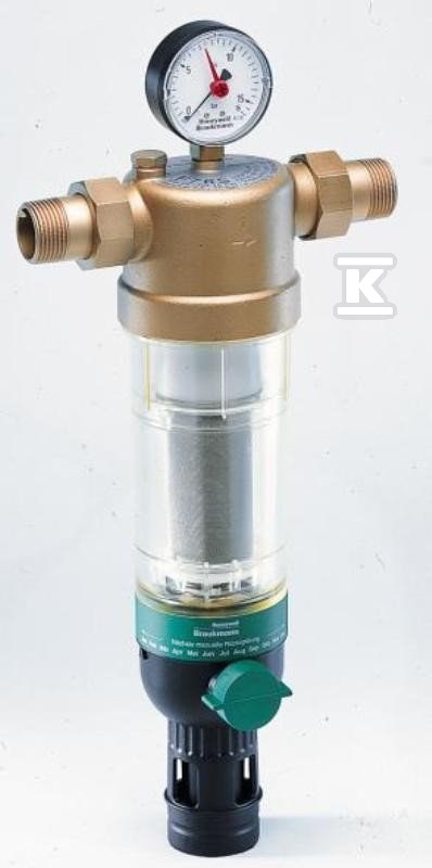 Backwash filter with fittings, 1 1/4", - F76S-11/4AA