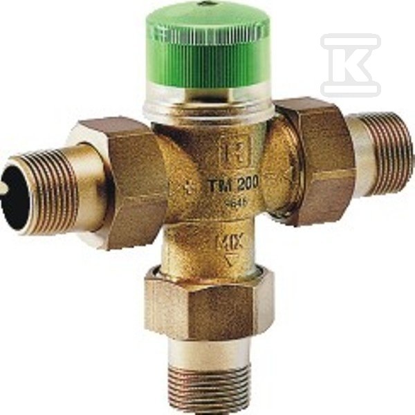 DHW thermostatic valve, 3/4", with - TM200-3/4A