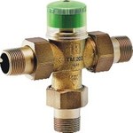 DHW thermostatic valve, 3/4", with threaded fittings, range 30-60 ° C