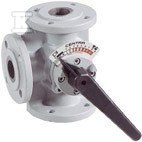 3-way mixing valve, flanged, straight - DR65GFLA