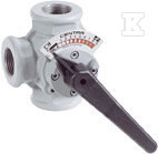 3-way mixing valve, threaded, straight - DR15-2GMLA