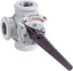 3-way mixing valve, threaded, straight port, DN 15, PN6, kv = 2.5