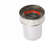 Redukcja DN 60 x 100/80 x 125 powietrzno-spalinowa kondensacyjna do kotłów kondensacyjnych / Turbo